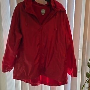 Totes Vibrant Red Fleece Line Jacket 2X